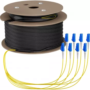 EFB Elektronik trunkkabel U-DQ ZN BH OS2 8E 1x8 LC-LC 150m Dca LSZH - 150 m (O8322S150OS2)