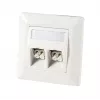 EFB ET-25085FO glasfiberramset för 2x E2000, SC simplex, LC duplex, RAL 9010