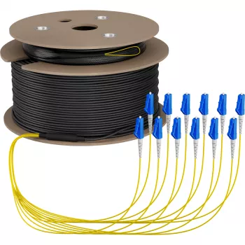 EFB Elektronik trunkkabel U-DQ ZN BH OS2 12E 1x12 LC-LC 90 m Dca LSZH O8342S90OS2