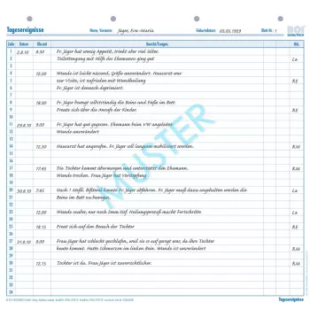 BOI dagshändelser (A+S) formulär, A4, 50 blad 9206-00328