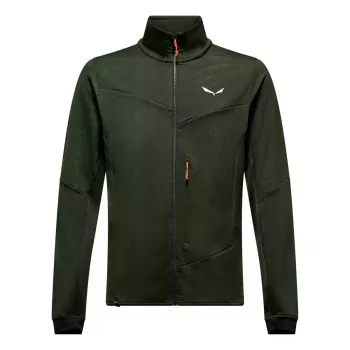 Salewa Sella Crevasse jacka herr fleece - Dark Olive, storlek M