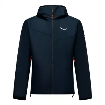 Salewa Puez Catinaccio 2 TirolWool Responsive kapu tröja herr Navy Blazer storlek L
