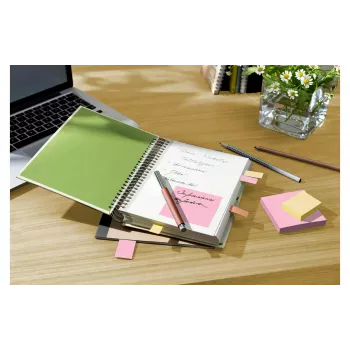 3M Post-it Recycling Notes 655-1RPT-N, 127 x 76 mm, lila, 100 blad, 100% återvunnet papper