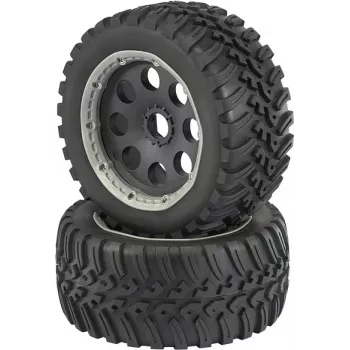 Reely 1:6 buggy kompletta hjul V-block 6-ekrade svart 1 st (RE-6478860)
