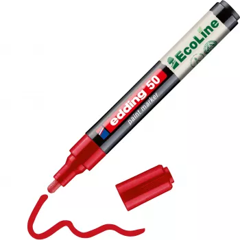 Edding 50 EcoLine lackmarkerpenna röd 2-3 mm 4-50-002