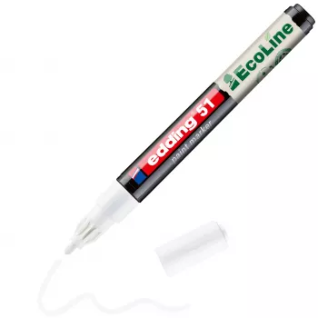 Edding 51 EcoLine Lacquer Marker White 1-2 mm 4-51-049