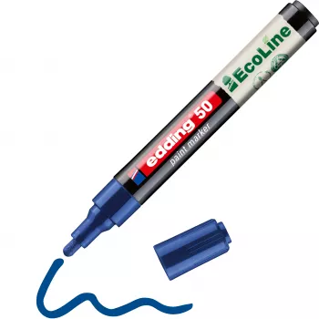 Edding 50 EcoLine lackmarker blå 2-3 mm 4-50-003