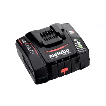 Metabo ASC 290 luftkyld snabbladdare 12-36 V, 8,0 A, Li-Ion/LiHD, väggmonterbar, LED-indikator 627370000