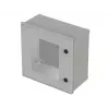Bopla PS 442-T vägghölje 400 x 400 x 200 mm ljusgrå (RAL 7035) 42244200