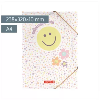 BRUNNEN Happy Hippie A4 dokumentmapp gul, orange, violett 1041604422