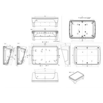 Bopla BoPad BOP 7.0 P-9016-SET displayhölje 215 x 150 x 75,7 mm ABS vit RAL 9016 35107076.HMT1