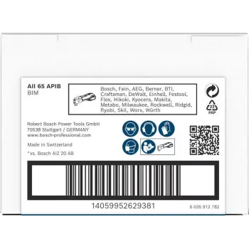 Bosch PRO AII 65 APIB sticksågblad 65x40mm för trä och metall, StarlockPlus/Max 2608669081