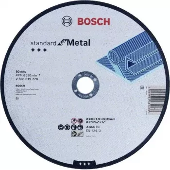 Bosch Standard for Metal 2608619769 kapskiva 180 mm x 3 mm x 22,23 mm, aluminiumoxid, 1 st