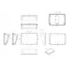 Bopla BoPad BOP 10.1 P-9016-SET Displayhölje 285 x 198 x 92,90 mm ABS vit RAL 9016 35110176.HMT1