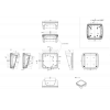 Bopla BoPad BOP 1212 P-9005-SET displayhölje 122 x 118 x 57,6 mm ABS svart RAL 9005 35112075.HMT1