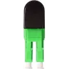 BLUELAN BlueOptics fiber-loopback-adapter OM5 50/125µm multimode LC/UPC duplex, limegrön, keramisk ferrule, -40°C till +85°C (BOLBLCOM5)