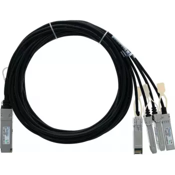 BlueLAN 40GBASE-CR4 QSFP till 4x 10GBASE-CR SFP+ passiv Direct-Attach-Breakout-kabel, 2 m, AWG30, Centec-kompatibel CAB-Q-S-1M-CT-BL