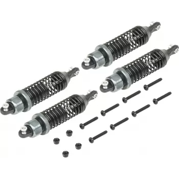 Reely RE-7083021 Aluminium oljefylld stötdämparsats (2 st., 90 mm, blå)