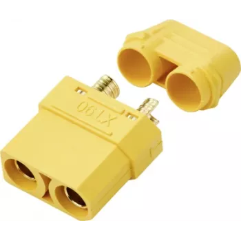 Reely RE-7471836 XT90 guldförgylld batterihylsa kontakt (1 st.)