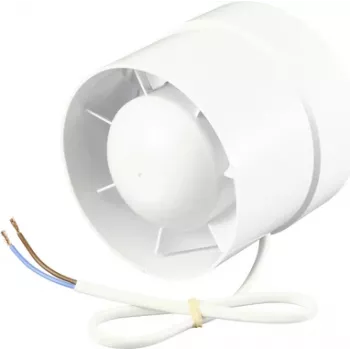 Sygonix SY-5233248 rörfläkt 230 V/AC 130 m³/h 100 mm vit