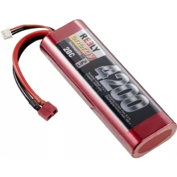 Reely LiPo-batteripack 7,4V 4200mAh 2S 20C Hardcase T-plug RE-7851471