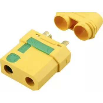 Reely RE-6685311 XT90-S guldbelagd anti-spark batterikontakt hona (1 st.)
