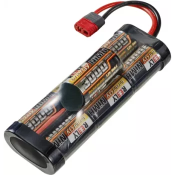 Reely NiMH batteripack 8,4 V 3000 mAh 7-cell Sub-C hump T-plug RE-7863537