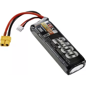 Reely LiPo batteripack 7,4 V 2400 mAh 2S 20C softcase XT60 (RE-7853244)