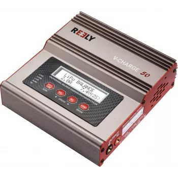 Reely V-Charge 50 multifunktionsladdare 50W AC/DC LiPo NiMH NiCd Pb med balancer RE-8264340