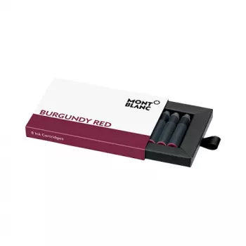 Montblanc vinröda bläckpatroner för reservoarpenna, 8-pack (105199)