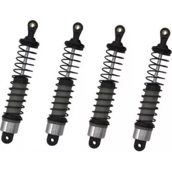 Reely RE-7409313 oljetrycksstötdämpare (2 st, 1:10 RC, 93 mm, aluminium, blå)