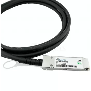 BlueLAN 40G QSFP+ till QSFP+ passiv Direct Attach-kopparkabel, 3 m, 30 AWG, PVC 40G-QSFP-QSFP-P-0301-BL