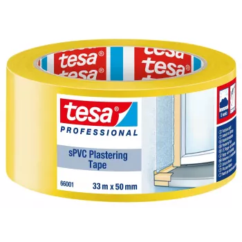 tesa 66001 rengöringstejp gul 33 m x 50 mm 66001-00001-00