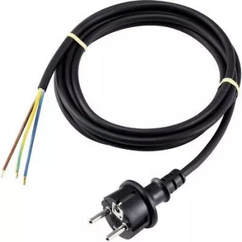 Sygonix SY-5043464 strömkabel svart 3,00 m