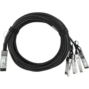 BlueLAN 40G QSFP+ till 4x10G SFP+ passiv Direct Attach breakout-kabel, 5 m, 26 AWG, NVIDIA L45593-D178-B50 kompatibel L45593-D178-B50-BL