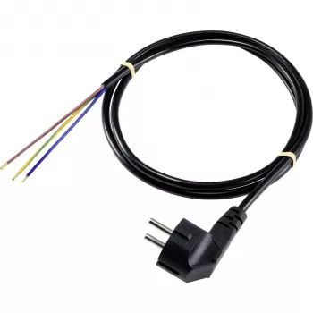 Sygonix SY-5043468 nätkabel CEE 7/7 till IEC C13 3 m svart