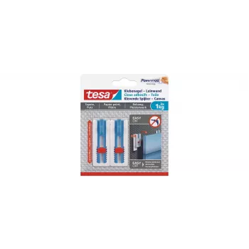 tesa 77778 Limspik för tapeter & puts, 1 kg per spik, vit, 6 st