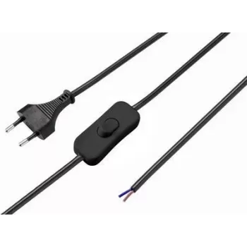 Sygonix SY-5044224 IEC C13 nätkabel med på/av-knapp, 1,5 m, svart
