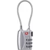 Sygonix SY-5044450 3-siffrigt kombinationskabellås 33 mm silver