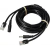 Sygonix kamerakabel SY-6441782 – 10 m CCTV-video- och strömkabel, BNC till BNC + DC