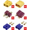 Reely RE-6699867 XT60 till T-plug och EC3 förgylld Y-splitter-adapterkabel