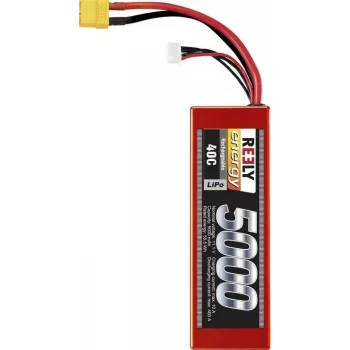 Reely LiPo-batteri 11,1V 5000mAh 3S 40C Hardcase XT90 (RE-7857399)