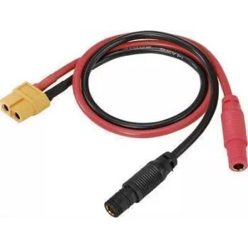 Reely laddkabel XT60-hona till 2x 4mm banankontakt 30cm RE-7104525