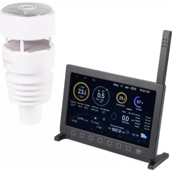 Sygonix SY-5479628 Wi-Fi-väderstation med 2-dygnsprognos