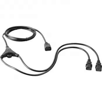 SYGONIX SY-5042698 nätkabel C13 till Schuko 2,35 m svart