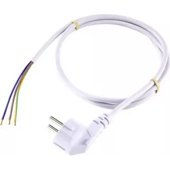 Sygonix SY-5043486 strömkabel CEE 7/7 till IEC C13 vit 1,5 m