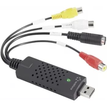 Renkforce RF-VC-120 videograbber med videoredigeringsprogram, Plug and Play (RF-5044660)