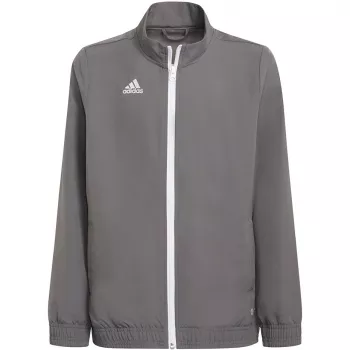 adidas Entrada 22 presentationsjacka grå fyra ungdom 140 H57539