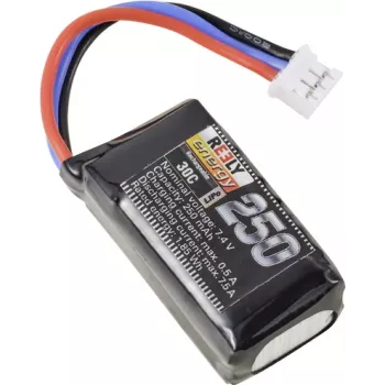 Reely LiPo-batteri 7,4 V 250 mAh 2S 30C softcase flatstift (RE-7845954)