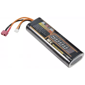 Reely Li-Ion batteripack 7,4V 5000mAh 2S 10C Hardcase T-Plug RE-7856532